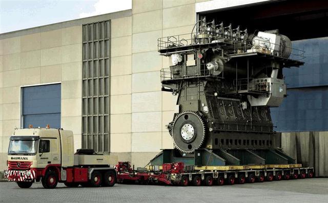 The Wartsila-Sulzer RTA96-C the wartsila-sulzer rta96-c turbocharged two-stroke diesel engine. The Wartsila-Sulzer RTA96-C